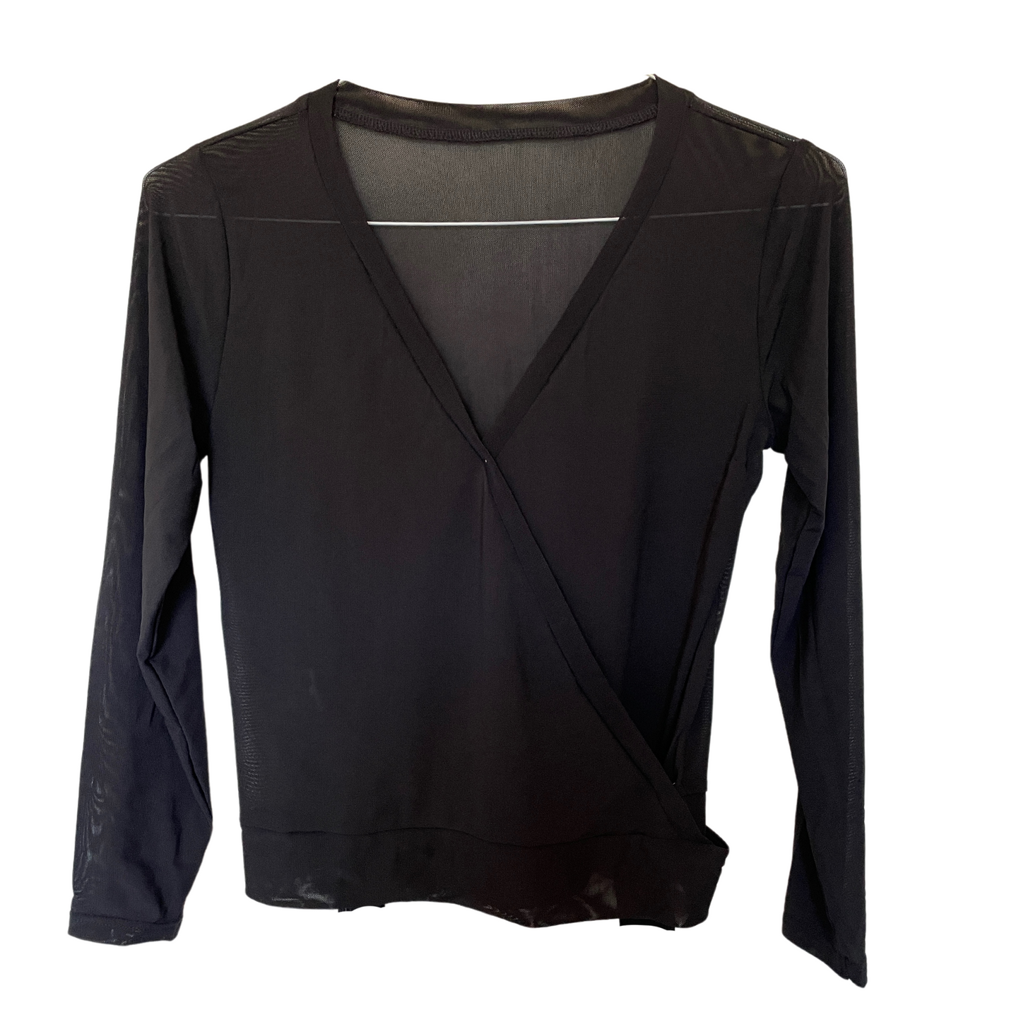 Mesh Stretch Ballerina Wrap Classic Black