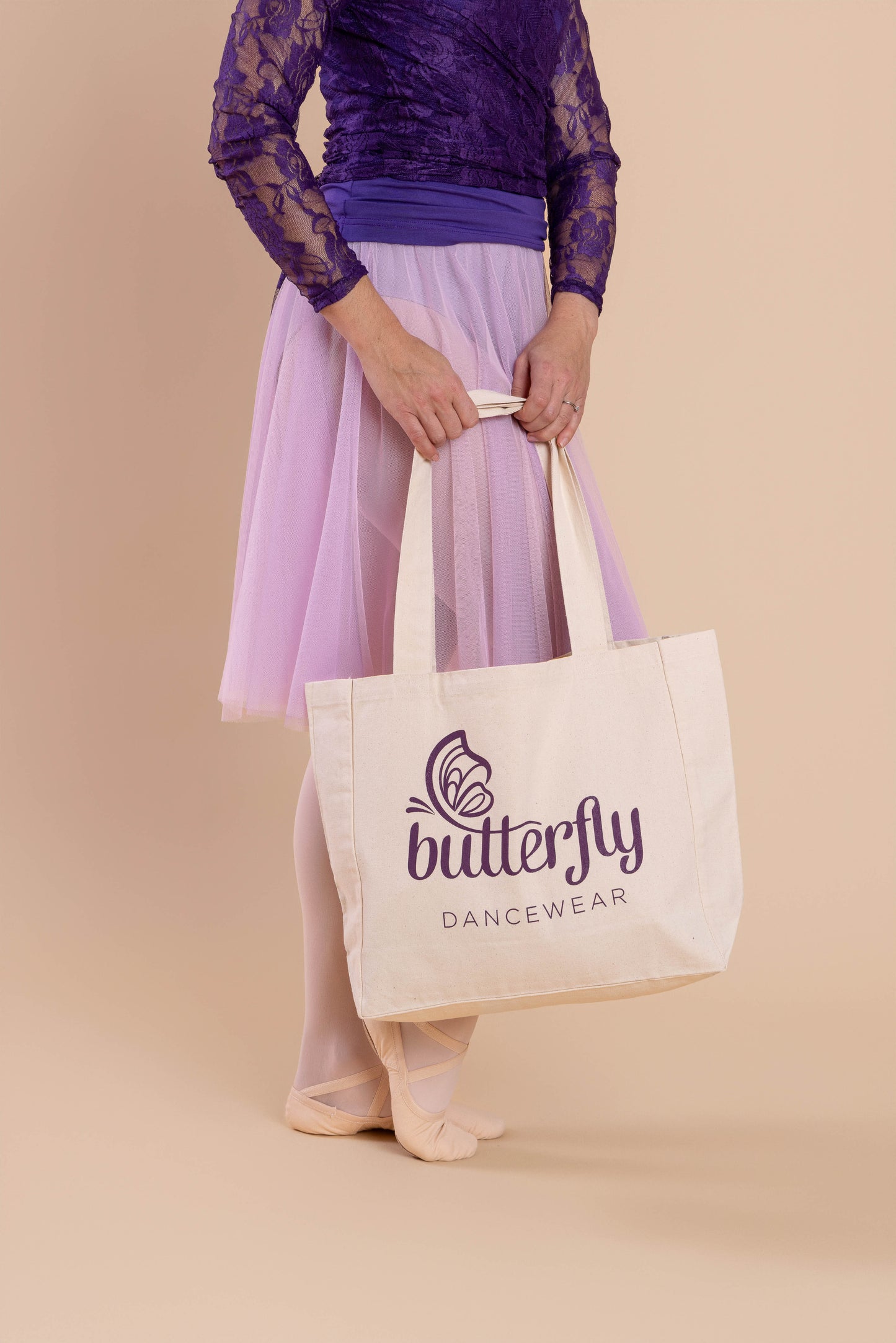 Butterfly Organic Cotton Tote Bag