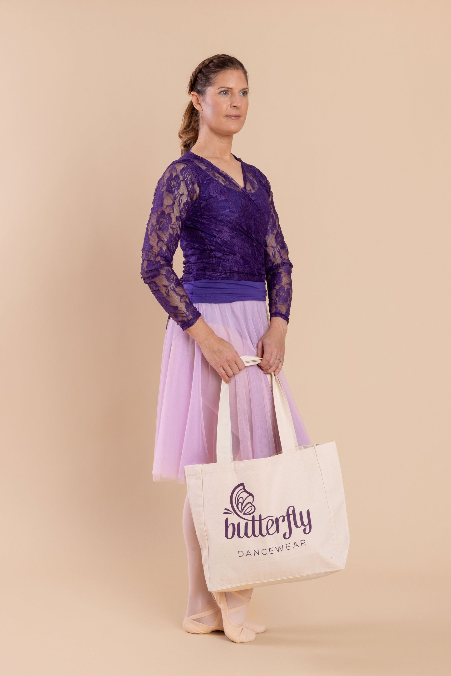 Butterfly Organic Cotton Tote Bag