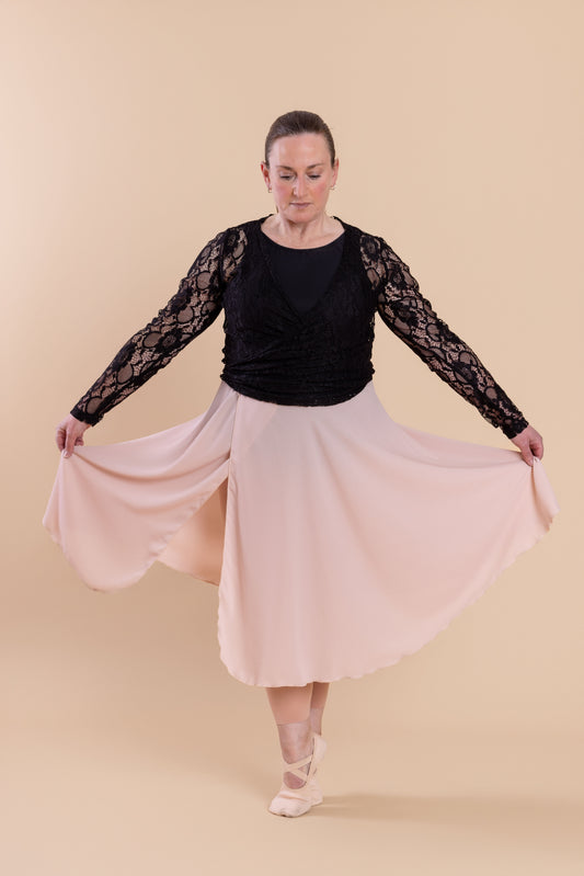 Classic Side Split Skirt