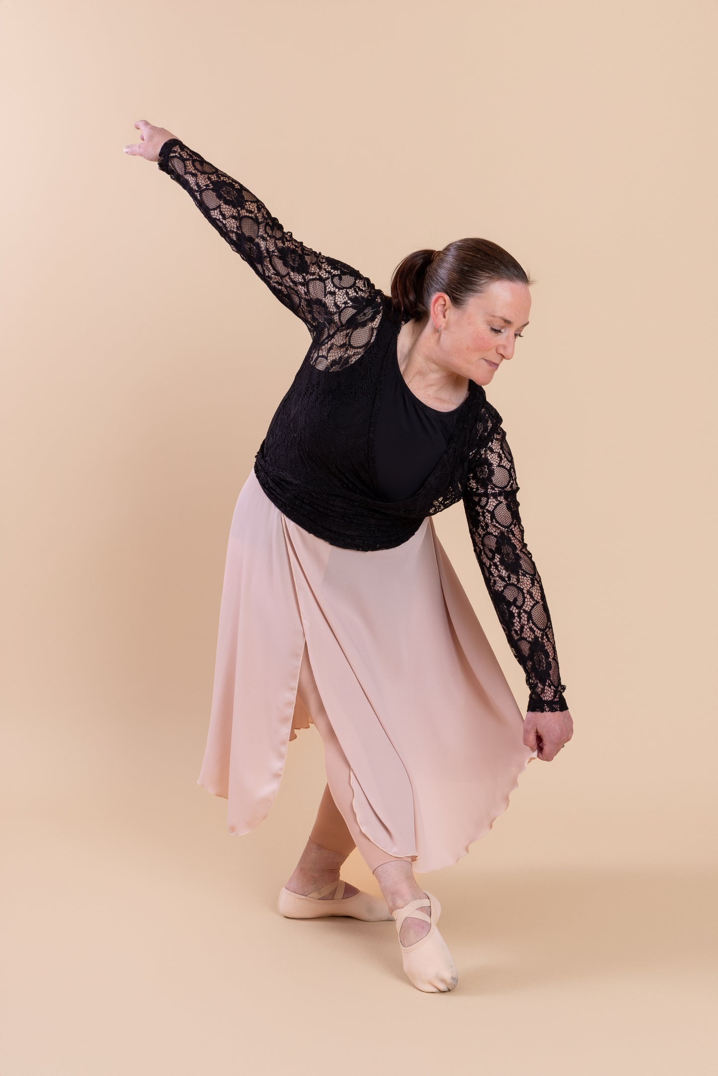 Classic Side Split Skirt