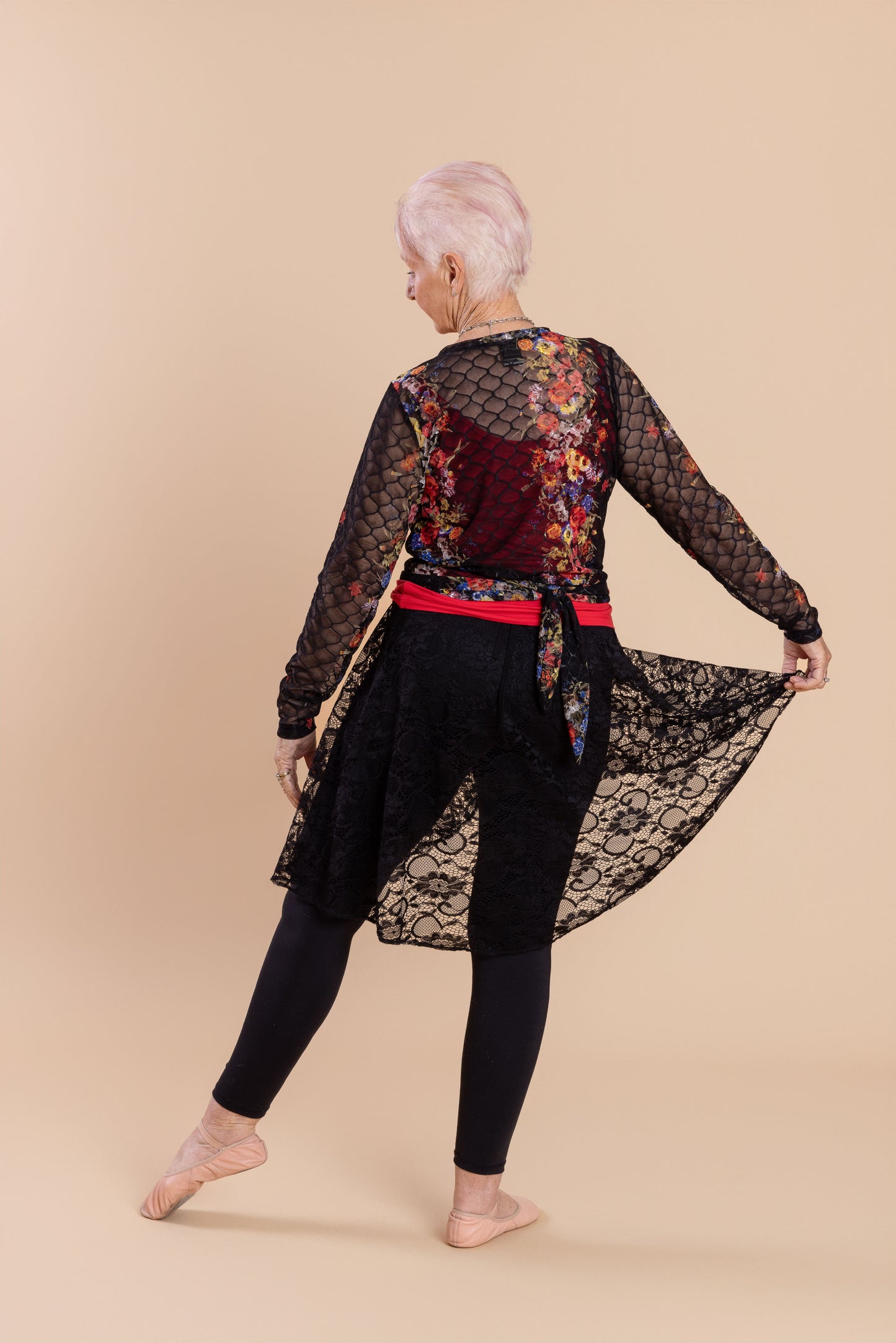 Limited Collection Wrap Skirt Black Lace
