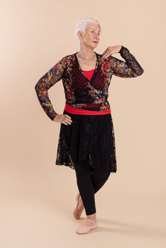 Limited Collection Wrap Skirt Black Lace