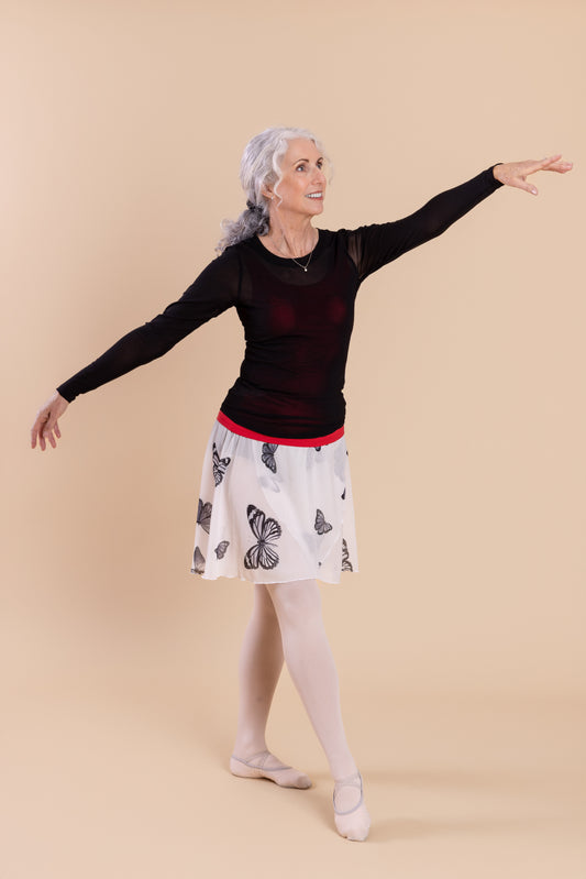 Limited Collection Wrap Skirt Large Butterfly