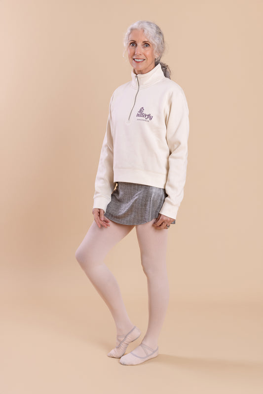 Cosy Zip Neck Warm Up Top