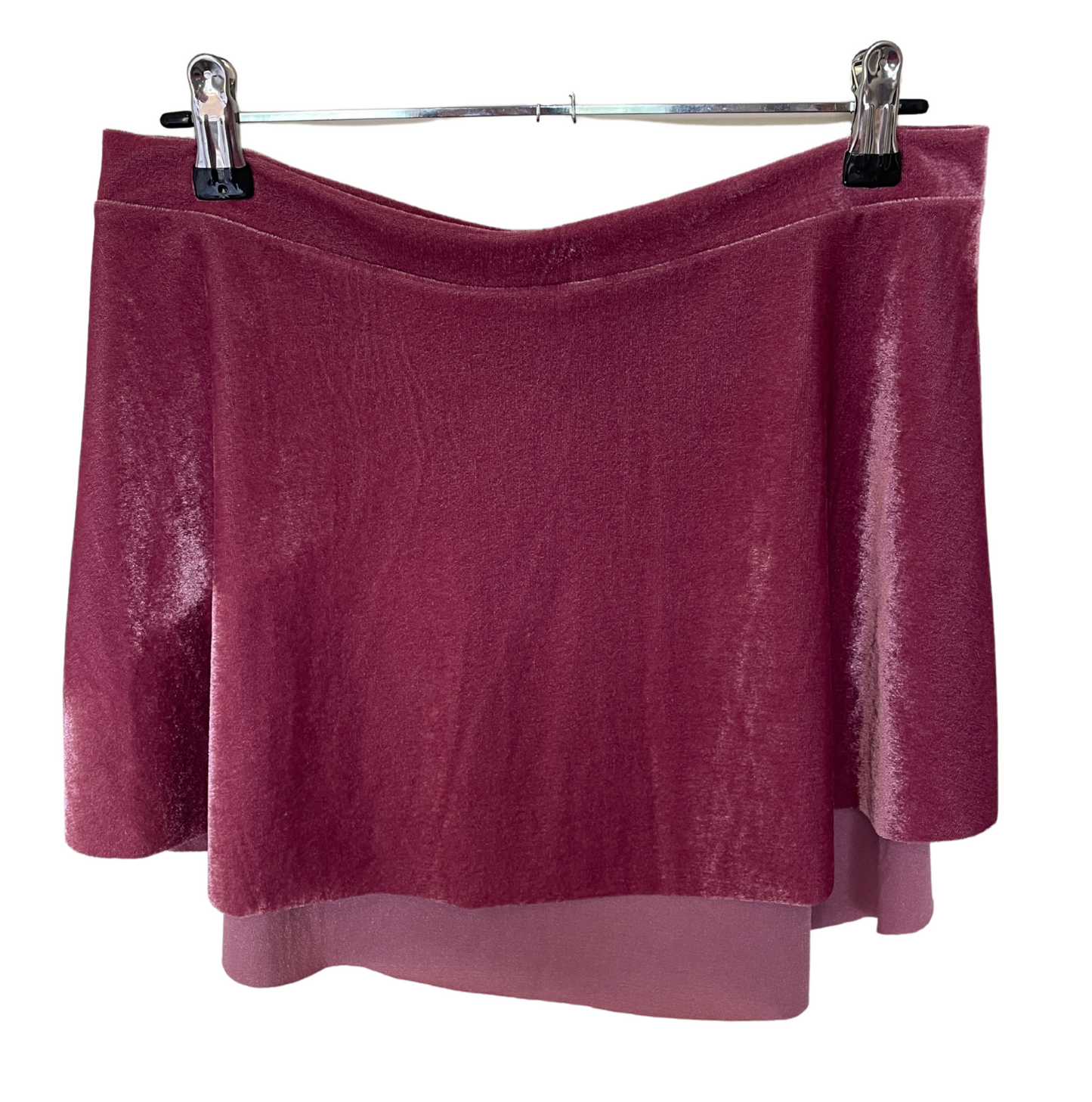 SAB Skirt Rosy Pink Velveteen