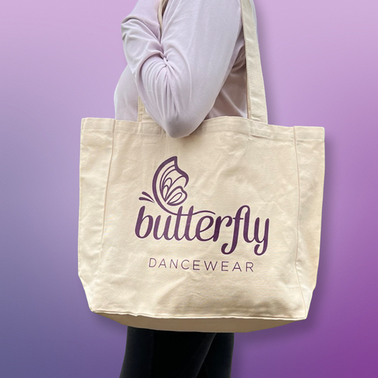 Butterfly Organic Cotton Tote Bag