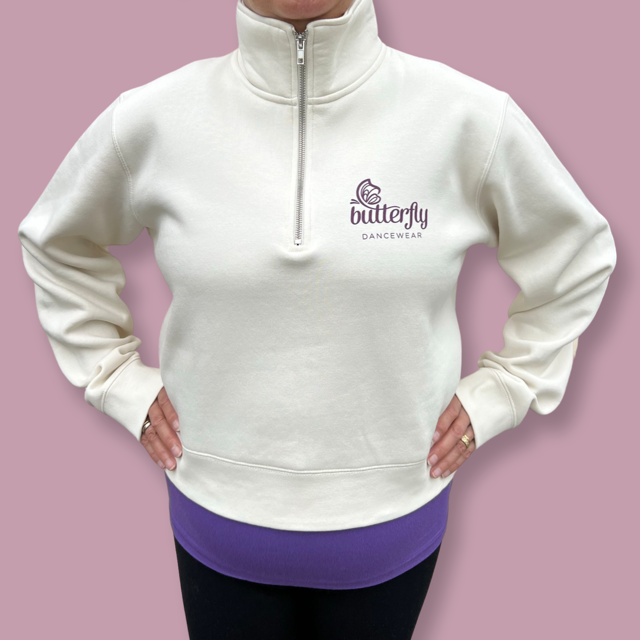 Cosy Zip Neck Warm Up Top