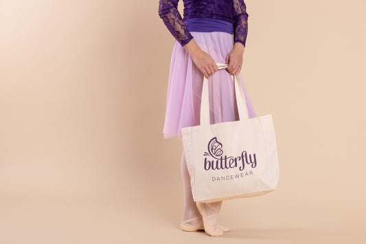 Butterfly Organic Cotton Tote Bag