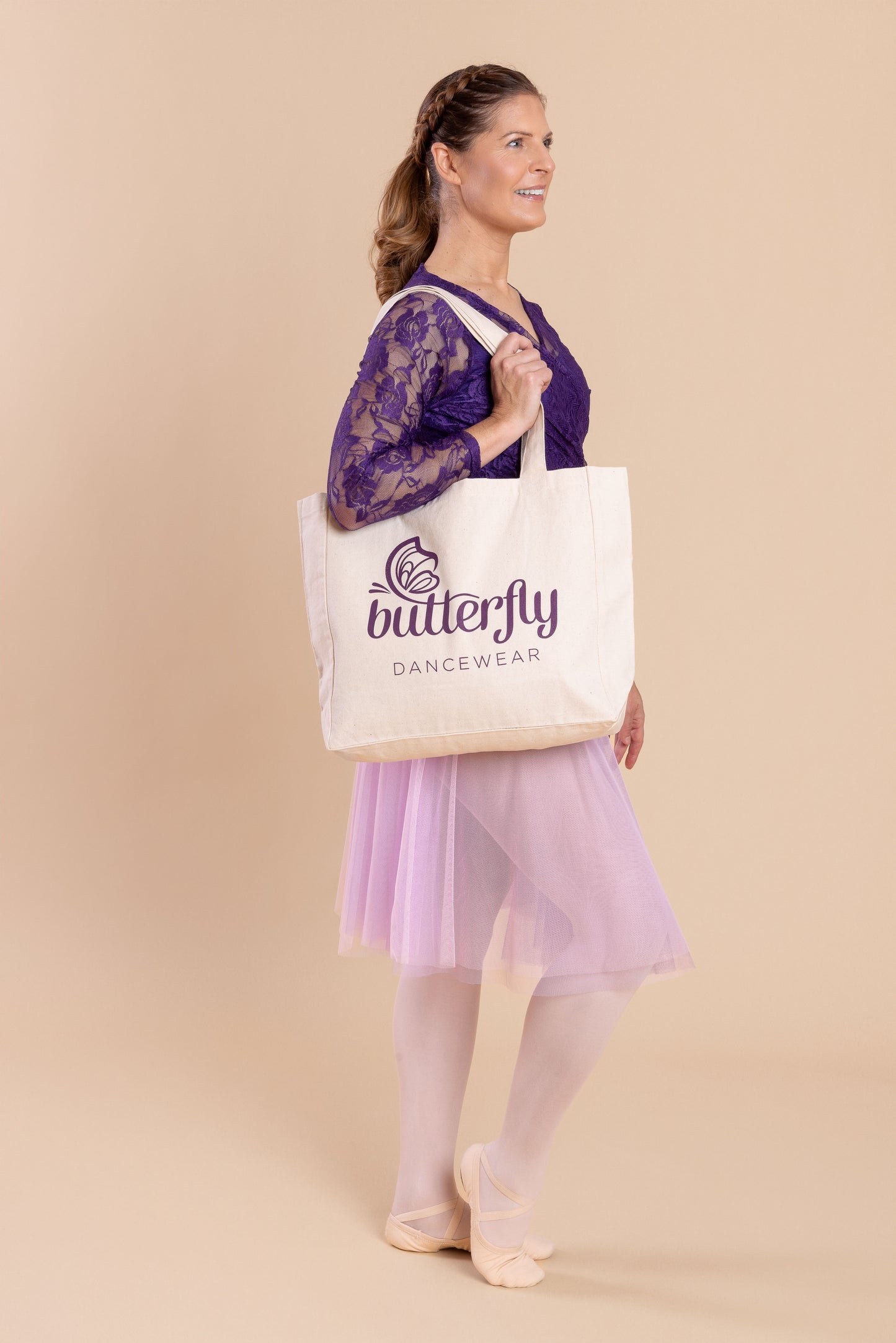 Butterfly Organic Cotton Tote Bag