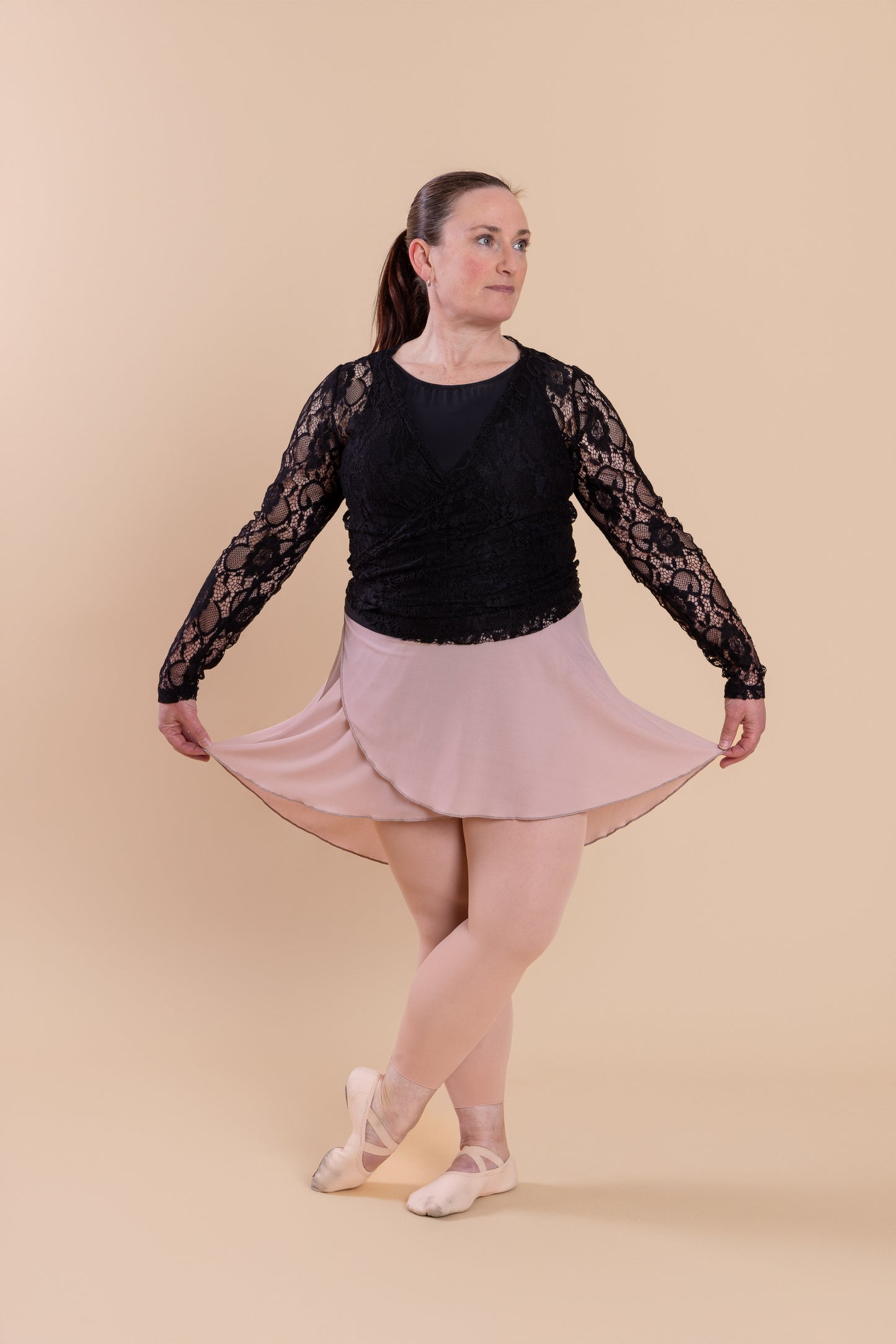 Hi-Low Wrap Skirt