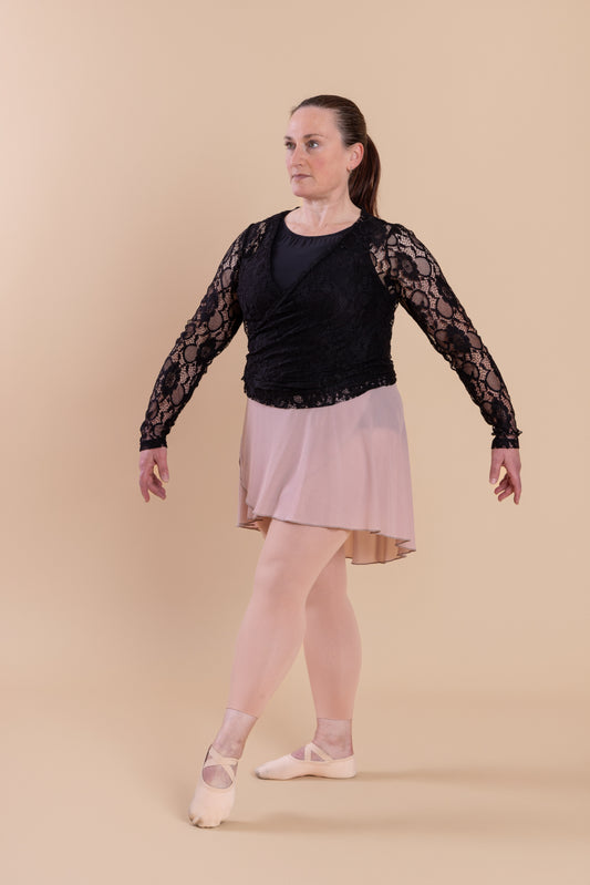 Hi-Low Wrap Skirt